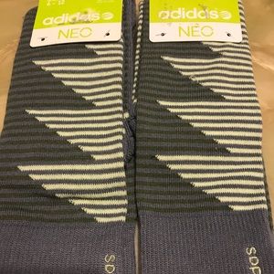 - Adidas Neo Socks NWT Grey/ Yellow New